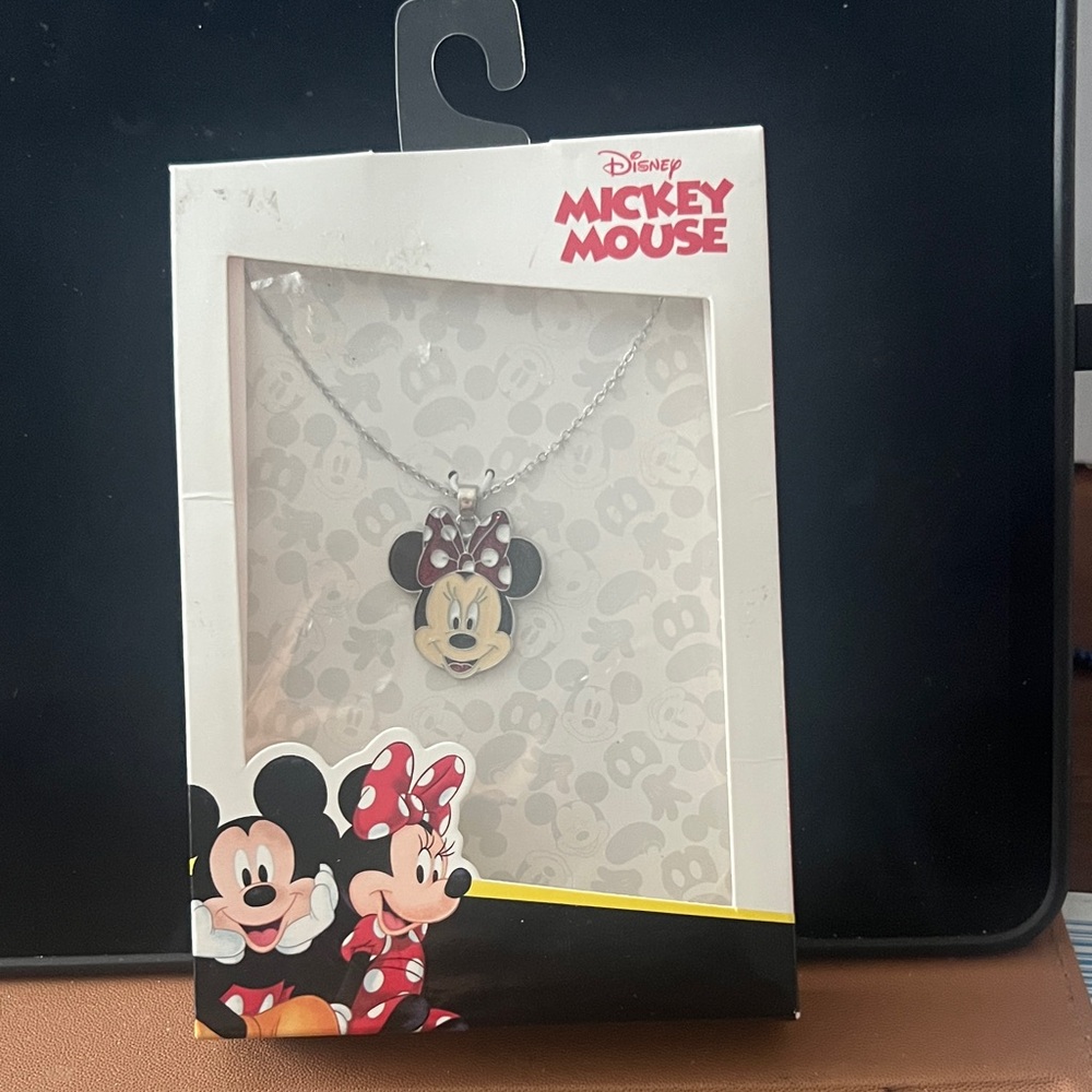 Disney Minnie Mouse Silver Necklace